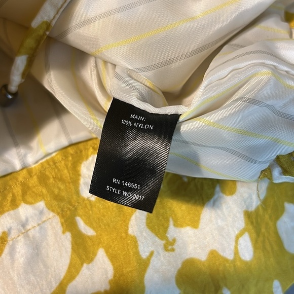 Sabie Floral Leaf Drawstring Waist Jacket M - Picture 6 of 7